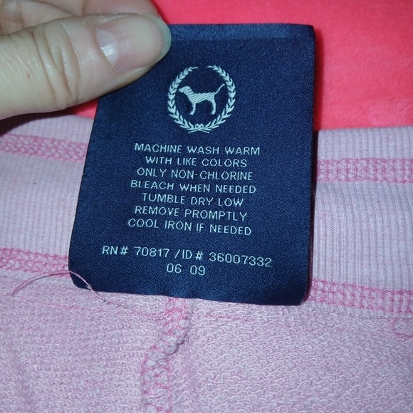 VTG PINK Victoria's Secret Pink Sweatpants Bootcut Lightning Bolt - Picture 8 of 14